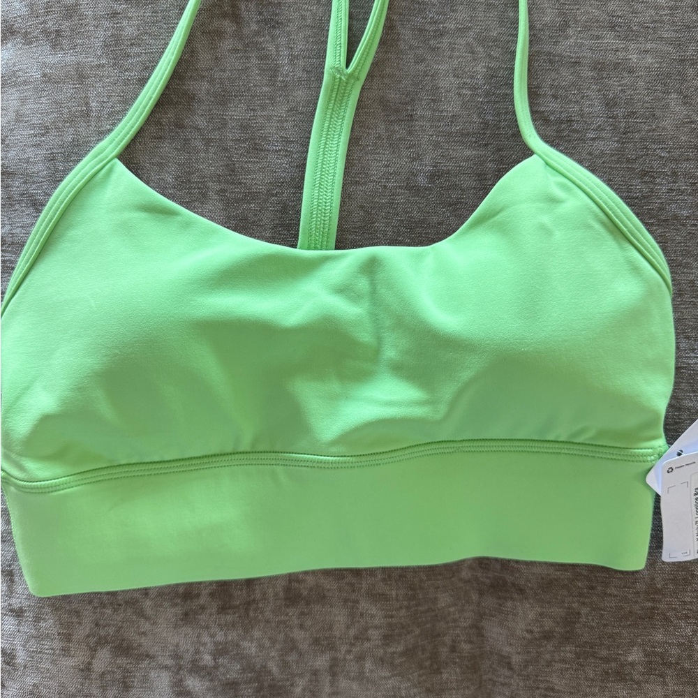 Lululemon nwt Vibrant Green Sports Bra